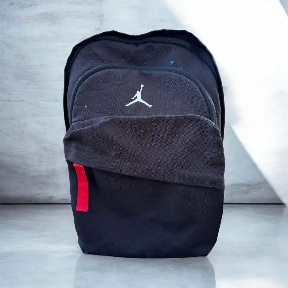 Jordan Jumpman Black and Red Sport Backpack School Travel Bag